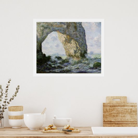 Das Manneporte von Claude Monet Poster (Küche)