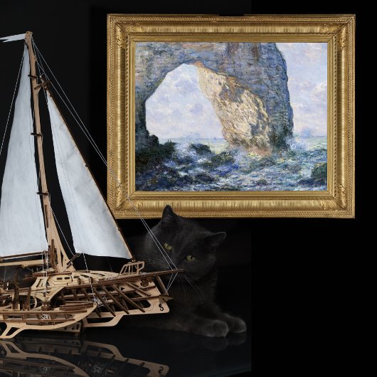 Das Manneporte von Claude Monet Poster