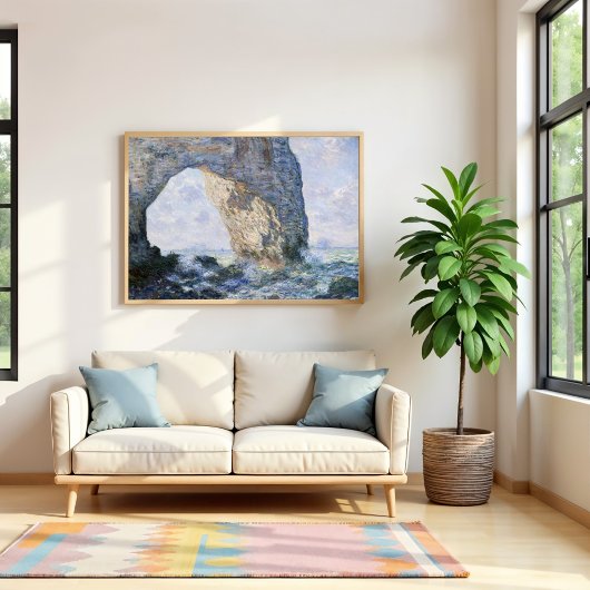 Das Manneporte von Claude Monet Poster