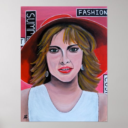 Das Mannequin-Gemälde von Alfred Fox Poster (Vorne)