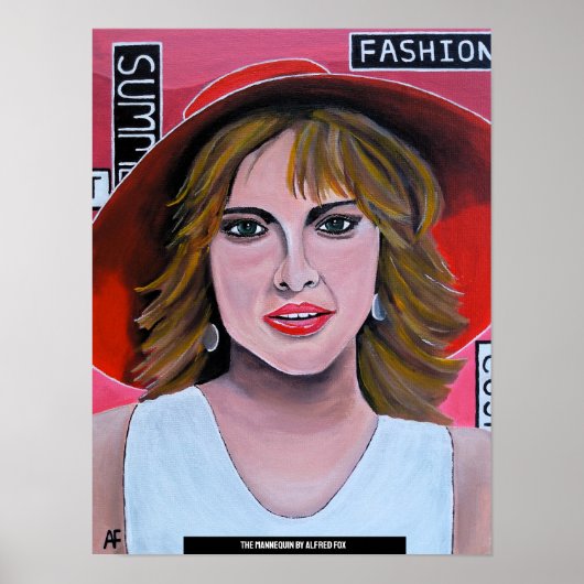 Das Mannequin-Gemälde von Alfred Fox Poster (Vorne)