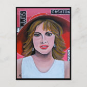 Das Mannequin-Gemälde von Alfred Fox Postkarte (Vorderseite)