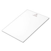 Das männliche Golf Stationary Notepad in Brown Notizblock (angewinkelt)