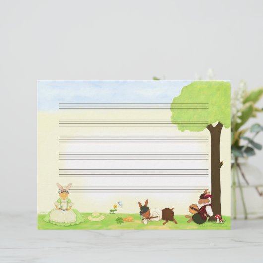 Das Manuskript "Fine Day Music" (Stehend Vorderseite)