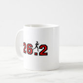 das Marathon der Frauen 26,2 Kaffeetasse (Vorderseite Links)