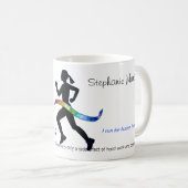 Das Marathon der Frauen mit Puzzlespiel-Band Kaffeetasse (VorderseiteRechts)