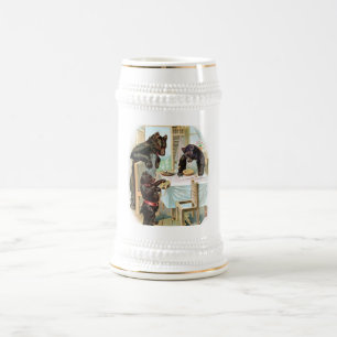 Das Märchen von den drei Bären Stein Bierglas