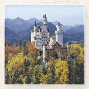 Das märchenhafte Neuschwanstein ist eines von drei Glasuntersetzer