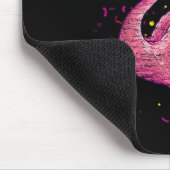 Das Mardi Gras Yall Flamingo Mousepad (Ecke)