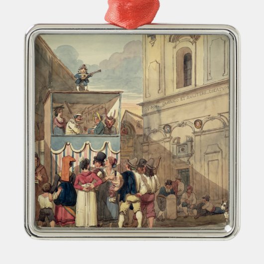 Das Marionetten-Theater Ornament Aus Metall (Vorne)