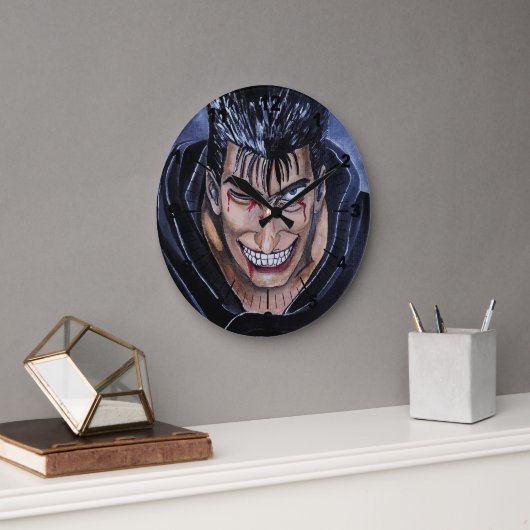 Das Marked Sufferer Gemälde von Alfred Fox Große Wanduhr (Büro)