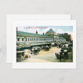 Das Marktviertel, Boston, Massachusetts Postkarte (Vorne/Hinten)