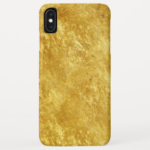 Das Marmormuster aus Gold und Gelb Case-Mate iPhone Hülle