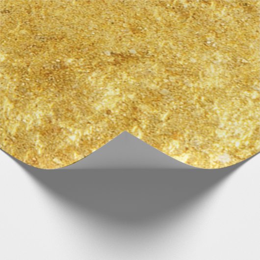Das Marmormuster aus Gold und Gelb Geschenkpapier (Ecke)