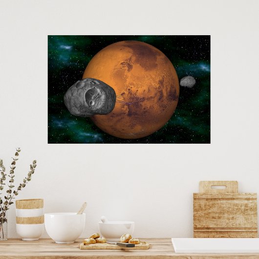 Das martische System Poster (Küche)