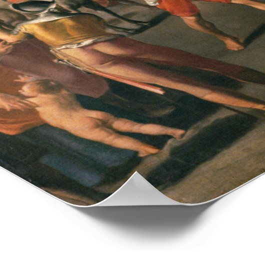 Das Martyrium des hl. Paul Poster (Ecke)