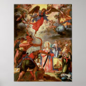 Das Martyrium St. Ursula, Anfang des 17. Jahrhunde Poster (Vorne)