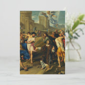 Das Martyrium von Saint Stephen Einladung (Stehend Vorderseite)
