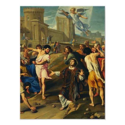 Das Martyrium von Saint Stephen Fotodruck (Vorne)