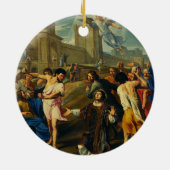 Das Martyrium von Saint Stephen Keramik Ornament (Hinten)