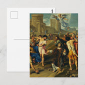 Das Martyrium von Saint Stephen Postkarte (Vorne/Hinten)