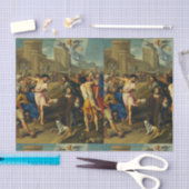 Das Martyrium von Saint Stephen Seidenpapier (Handwerk)