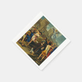 Das Martyrium von Saint Stephen Serviette (Ecke)