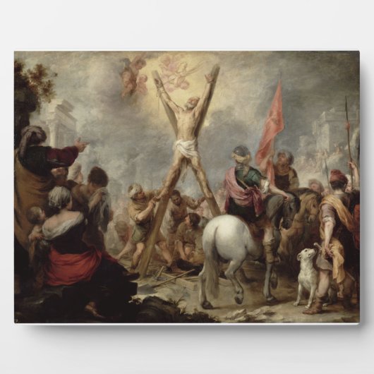 Das Martyrium von St. Andrew, 1675-82 (Öl auf Canv Fotoplatte (Vorderseite)