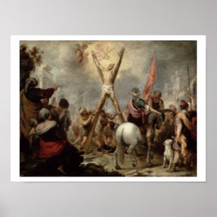 Das Martyrium von St. Andrew, 1675-82 (Öl auf Canv Poster