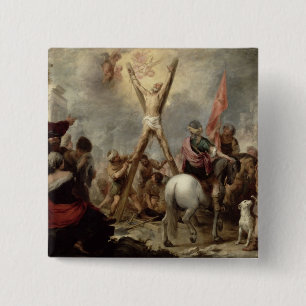Das Martyrium von St Andrew, 1675-82 (Öl auf canva Button