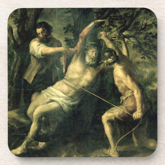 Das Martyrium von St Bartholomew 2 Untersetzer (Vorderseite)