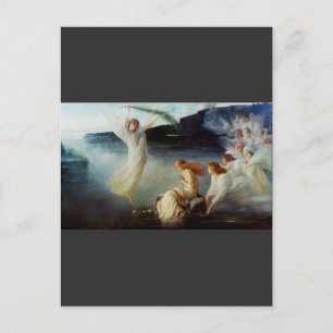 Das Martyrium von St. Christina Feiertagspostkarte