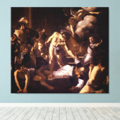 Das Martyrium von St. Matthew von Caravaggio 1600 Leinwanddruck (Insitu (Holzboden))