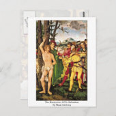 Das Martyrium von St. Sebastian von Hans Baldung Postkarte (Vorne/Hinten)