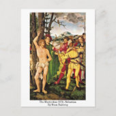 Das Martyrium von St. Sebastian von Hans Baldung Postkarte (Vorderseite)
