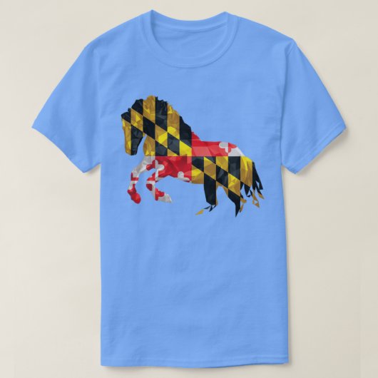 Das Maryland-Pferd T-Shirt (Design vorne)