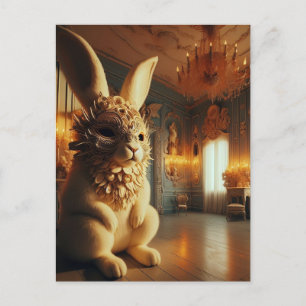 Das Maskenkaninchen Postkarte
