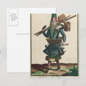 Das Mason-Kostüm Postkarte (Vorne/Hinten)