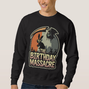 Das Massaker am Geburtstag, der grimmige Sensenman Sweatshirt