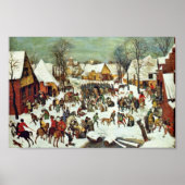 Das Massaker an den Unschuldigen von Bruegel D. Ä. Poster (Vorne)