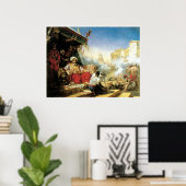 Das Massaker der Mamelukes an der Zitadelle Poster (Heimbüro)