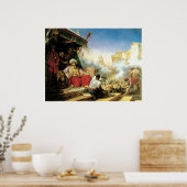 Das Massaker der Mamelukes an der Zitadelle Poster (Küche)