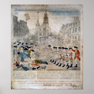 Das Massaker von Boston Poster