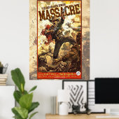 Das Massaker von Rio Grande Zombie Poster (Heimbüro)