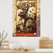 Das Massaker von Rio Grande Zombie Poster (Küche)