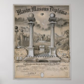 Das Master-Mason-Diplom Poster (Vorne)