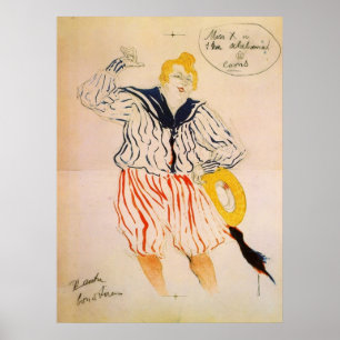 Das Matroselied durch Toulouse-Lautrec Poster