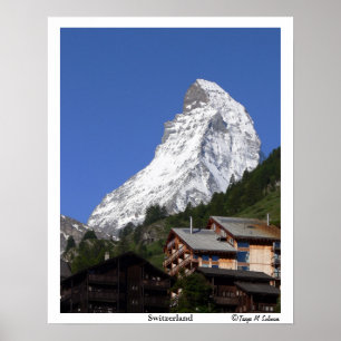 Das Matterhorn-Plakat Poster