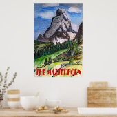 Das Matterhorn Poster (Küche)