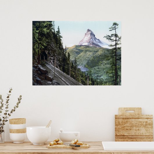 Das Matterhorn Poster (Küche)